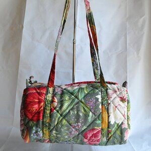 Souleiado Petit Escampadou Quilted Mini Duffel Shoulder Bag Floral Soleiado VTG